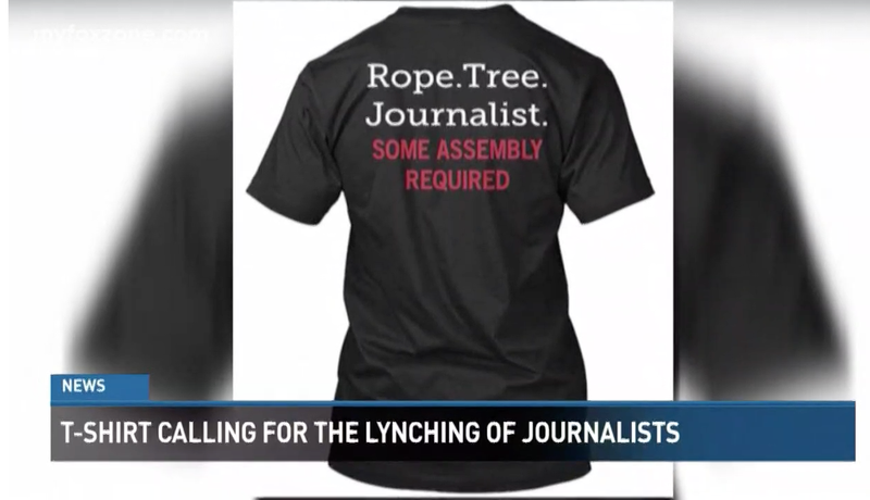 Illustration for article titled Walmart Pulls T-Shirt Calling for Journalist Lynchings